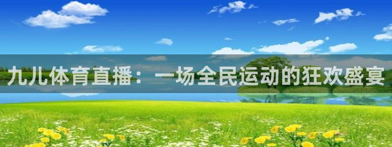 九儿体育直播：一场全民运动的狂欢盛宴